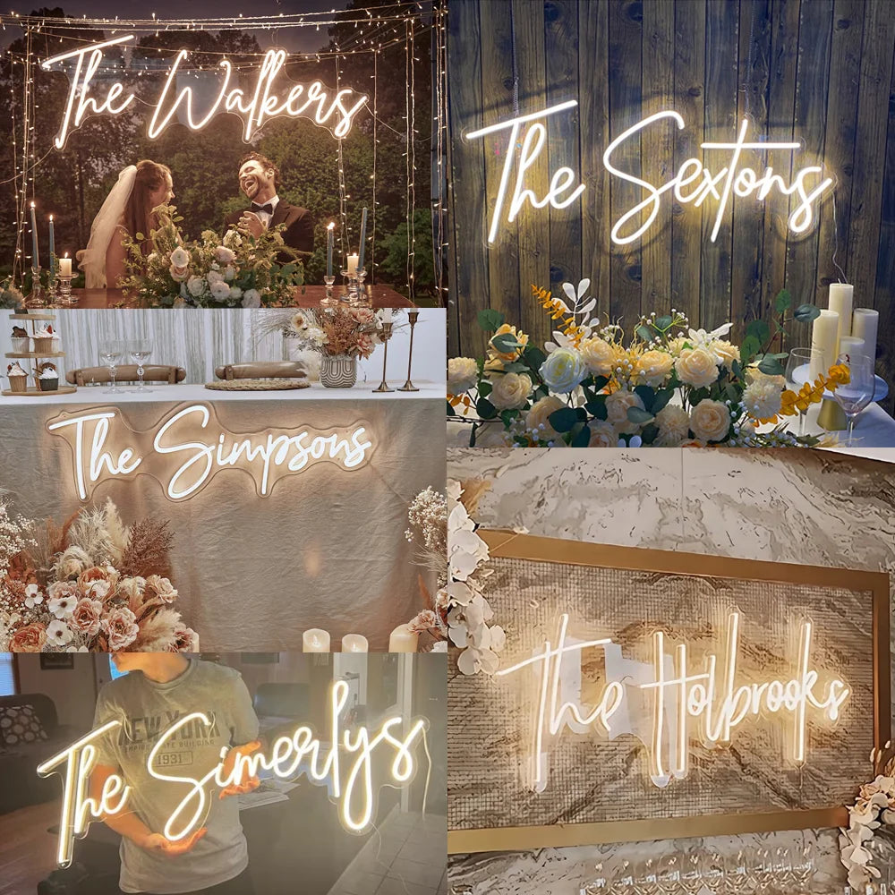 Custom Name Neon Sign — Personalized Dimmable LED Wall Light