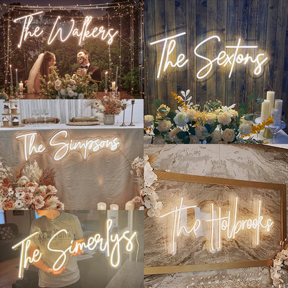 Custom Name Neon Sign — Personalized Dimmable LED Wall Light