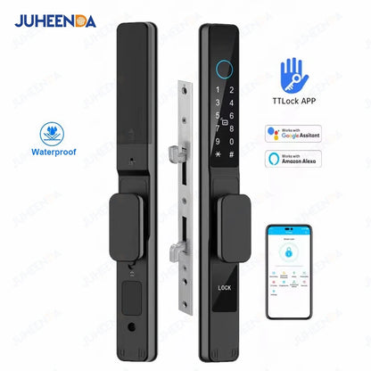 Fingerprint Smart Door Lock — WiFi, App & RFID Card Access