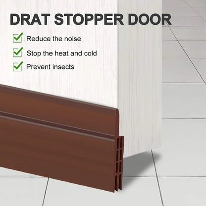 Self-Adhesive Door Draft Stopper Seal Strip — 5 Colors