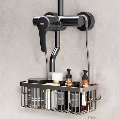No-Drill Shower Caddy & Toilet Storage Rack — Bathroom Organizer