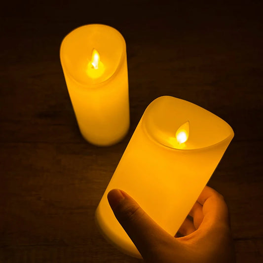 Dancing Flame LED Candles — Kid & Pet Safe Electric Candles for Weddings & Decor