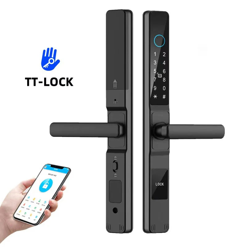 Fingerprint Smart Door Lock — WiFi, App & RFID Card Access