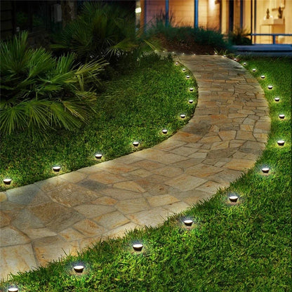Outdoor Solar Pathway Spotlights — IP65 Waterproof Garden Lights