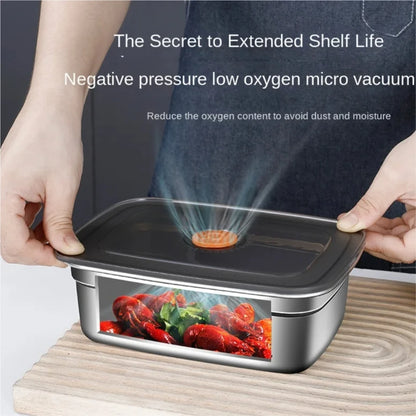 316 Stainless Steel Leak-Proof Lunch Box — Sealed Bento for Fridge & Camping