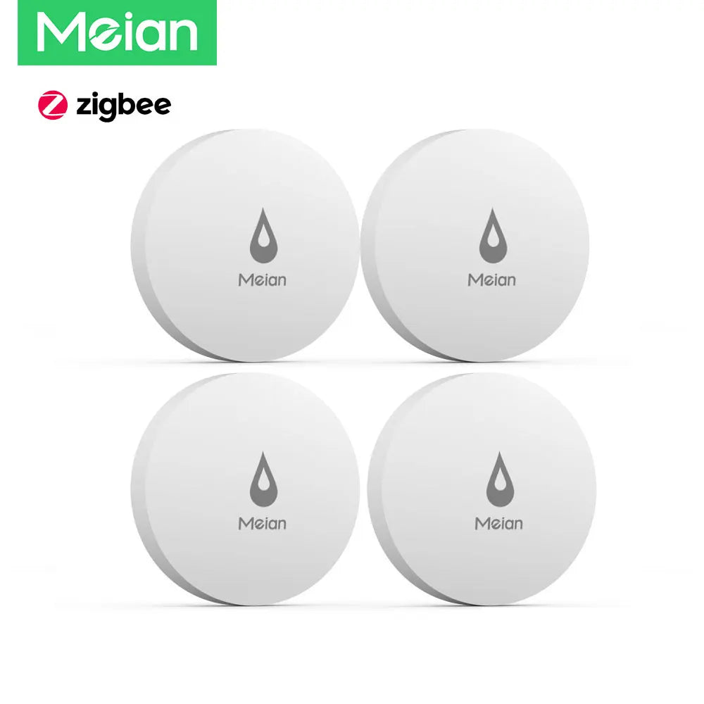 Smart WiFi Water Leak Detector — Tuya & Alexa Compatible (4-Pack)