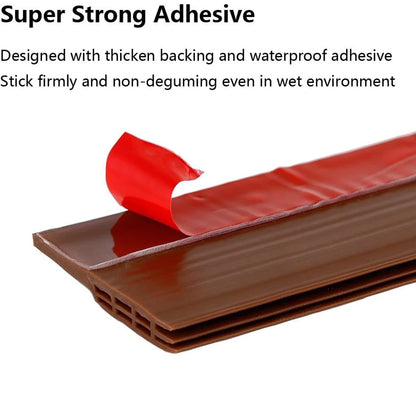Self-Adhesive Door Draft Stopper Seal Strip — 5 Colors