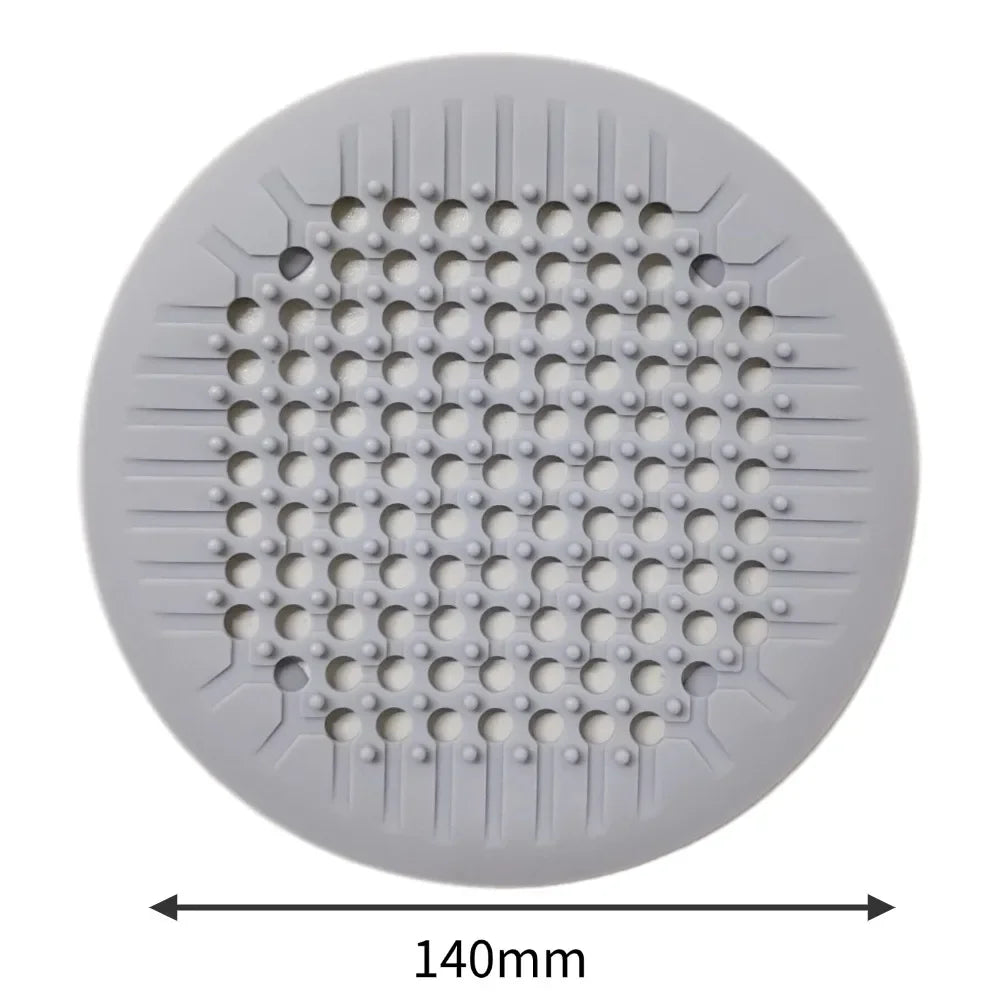Silicone Shower Drain Hair Catcher — 5.5" with Suction Cup