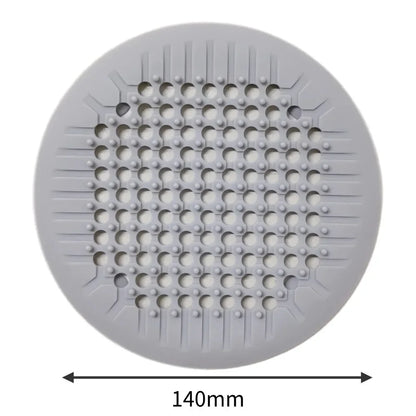 Silicone Shower Drain Hair Catcher — 5.5" with Suction Cup