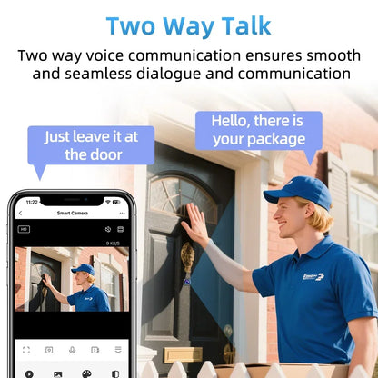 3MP WiFi Door Peephole Camera — 170° Wide Angle & Two-Way Audio