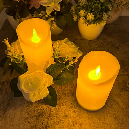 Dancing Flame LED Candles — Kid & Pet Safe Electric Candles for Weddings & Decor