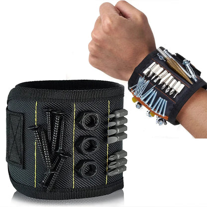Magnetic Wristband Tool Holder — Screws, Nails & Drill Bits